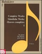 Complete Piano Works 1 piano sheet music cover